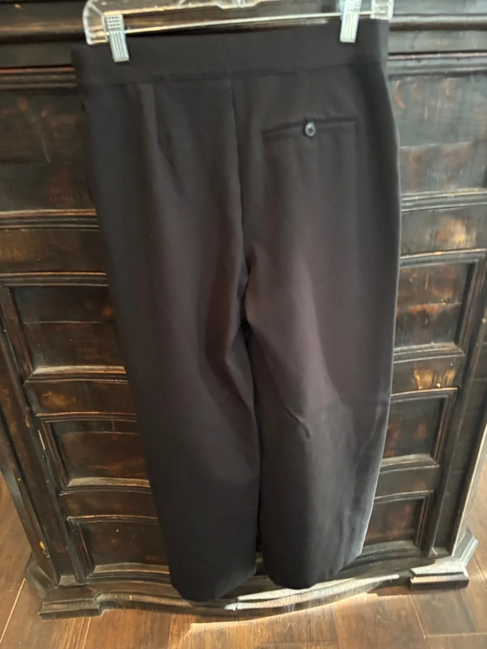 SPANX Perfect Fit Ponte Wide-Leg Pull-On Black Pants with Red Tag - Picture 5 of 5